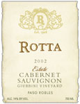Rotta Vineyard & Winery, Paso Robles, California