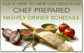 Chef prepared nighly dinner schedule at Woodstone Marketplace